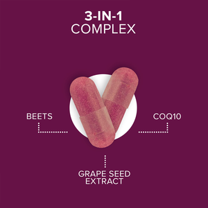 Oem/Odm Co-Enzym Q10 Rode Biet Druivenzaad Biet Antioxidatie 3-In-1 <span class=keywords><strong>Capsules</strong></span> 60 <span class=keywords><strong>Capsules</strong></span> - Product Image 3