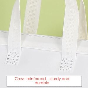 Sac de livraison alimentaire imperméable non tissé avec couche isolante en aluminium, sac isotherme personnalisé avec logo pour gâteaux et pains - Product Image 4
