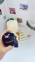 Porte-clés chat mignon en peluche, pendentif, jouet chaton, anime, animal en peluche, porte-monnaie, porte-monnaie
