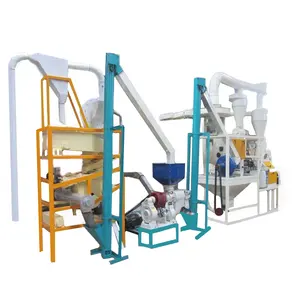 small scale maize samp corn grits maize milling machine in South Africa