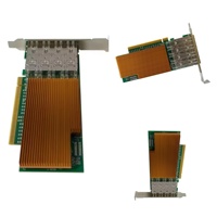 Adaptador de red óptica de puerto de fibra cuádruple de 25G 25Gb con chip Intel 2. 2 PCI Express X16