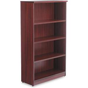 Alera VA635632MY Valencia <b>Mahogany</b> <b>Bookcase</b> with 4 Shelves 31-3/4 X 14 X 55" - Product Image 2