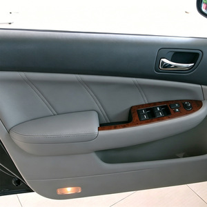 Honda Accord 7th Gen <b>Door</b> Panel Leather Cover True Microfiber Interior <b>Trim</b> Kit 2003-2007 - Product Image 4