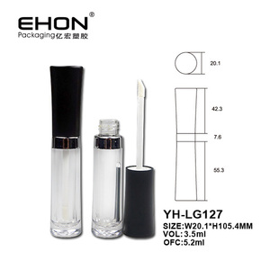Empty <b>Lip</b> <b>Gloss</b> Tube with Screw Cap PETG 20.1mm Diameter Clear Plastic Cosmetic Container for <b>Lip</b> <b>Gloss</b> Custom Logo 3.5ml - Product Image 2