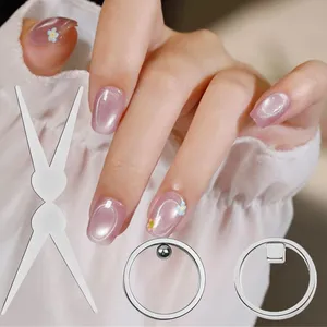Circular Black Hole <b>Cat</b> Eye Magnet Mighty Magnetic <b>Ring</b> for Hollow Sphere Design DIY Nail Magnetic-iron Tools Polish Gel UV Soak - Product Image 3