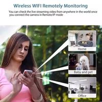 App.View X5 无线迷你 WiFi 安防摄像头 1080P 室内保姆摄像头 夜视运动检测 家庭商店办公室批发