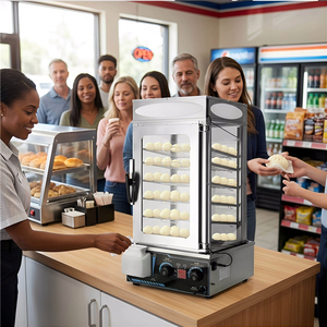 Oferta Caliente: Máquina Eléctrica Comercial de Acero Inoxidable Ecológica para Calentar y Exhibir Alimentos, Vaporera de Bao Bun, Precio al por Mayor - Product Image 6
