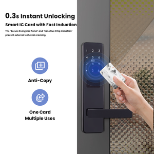 Электронный цифровой замок для двери с управлением через приложение: пароль, ключ или смарт-карта - Product Image 3