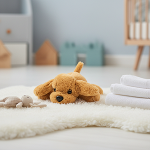 Jouets pour chiots en <span class=keywords><strong>peluche</strong></span> de polyester super doux, écologiques, <span class=keywords><strong>anti</strong></span>-<span class=keywords><strong>anxiété</strong></span>, pour un sommeil réparateur et apaisant - Product Image 5