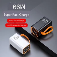 Batteries externes 20000mAh haute capacité pour l'extérieur, plusieurs ports USB, batterie externe avec charge rapide PD 66W, station d'alimentation