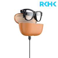 Gafas Inteligentes con IA, Audio de Oído Abierto BT, Música, Llamadas, Cámara Inteligente, Estuche de Carga, Asistente de Voz, Dispositivo Portátil