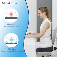 Coussin ergonomique orthopédique de massage confortable de sciatique coccygienne de mousse de mémoire