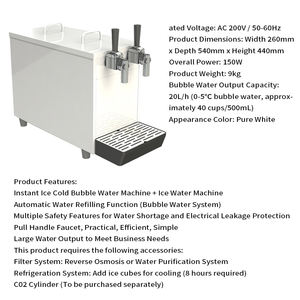 Yuan Yin <span class=keywords><strong>professionnel</strong></span> en acier inoxydable <span class=keywords><strong>eau</strong></span> pétillante soda fabricant multi-usage <span class=keywords><strong>distributeur</strong></span> de boissons réfrigérées pour bureau à domicile Commercial - Product Image 3