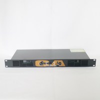 Pro 2 kanallı dijital güç amplifikatörü 2x450 Watt RMS AMP 2 yollu köprüleme fonksiyonu 19 "1U tasarım sürücüsü sahne hoparlörü