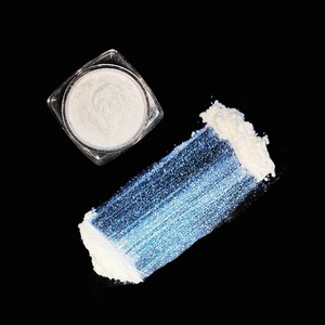 Pigment de poudre de Mica de changement de couleur de pigment de perle de caméléon blanc irisé en vrac pour les aquarelles de résine époxy - Product Image 6