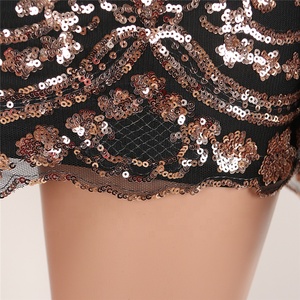 Robe deux pièces noire à paillettes, nouveauté, pour femmes, tendance - Product Image 6