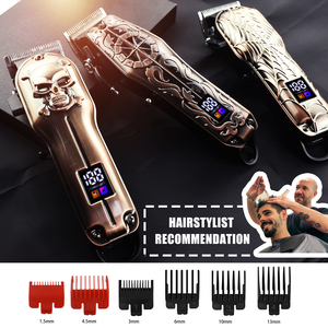 Cordless professionale Dei Capelli Clippers Trimmer Barba Per Gli Uomini Bambini Staccabile Cavo Clippers Barbiere Taglio Dei Capelli Senza Fili - Product Image 2