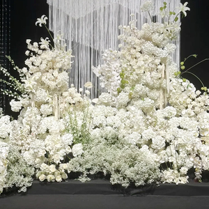 Fleur artificielle série blanche, matière florale simulée, personnalisable par image pour arrangements de mariage DIY, décoration de table à domicile - Product Image 1