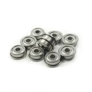 High Quality Chrome steel F188zz double metal Miniature deep groove ball Flange bearings MF188