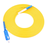 Câble de Fibre Optique Monomode DSEE LC-SC de Qualité Télécom, Flexible pour Intérieur, Câblage de Salle Informatique, 1m 3m, Cordon de Brassage Fibre Optique de Haute Qualité