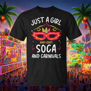 แค่ผู้หญิงที่รักเสื้อยืดลายโซคาและคาร์นิวัล - Product Image 3