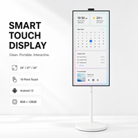 Kiosque interactif mobile professionnel de 27 pouces Full HD 1080p 120Hz avec écran tactile portable pour la publicité dans les centres commerciaux