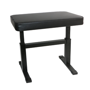BA412B Tabouret de <span class=keywords><strong>piano</strong></span> <span class=keywords><strong>hydraulique</strong></span> en fer avec coussin rembourré noir - Product Image 1