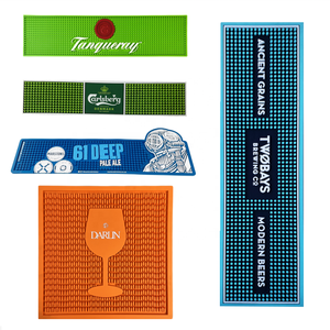 2024 Large Custom Rubber <strong>Bar</strong> <strong>Mats</strong> <strong>Bar</strong> Runner Coffee <strong>Mat</strong> With Logos - Product Image 6