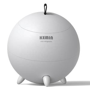 Mini Refrigerador KEMIN de 0.8L, Refrigerador Portátil para Auto, Mini <span class=keywords><strong>Nevera</strong></span> de Color Caramelo, Enfriador de Leche, Mini <span class=keywords><strong>Nevera</strong></span> para Uso en Hoteles - Product Image 1