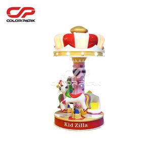 Parc d'attractions intérieur coloré, nouveau manège pour enfants, manège à monnayeur de luxe pour 3 joueurs - Product Image 4