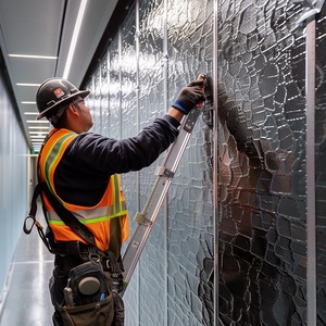 Panneau mural de luxe en laiton brossé et cristal de carbone, panneau en bambou carbonisé métallisé or <span class=keywords><strong>champagne</strong></span> pour le commerce de détail haut de gamme - Product Image 5