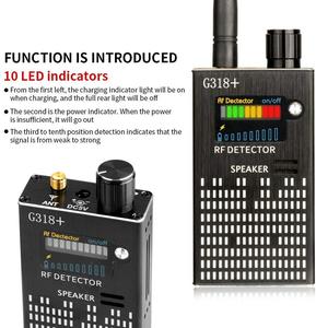 Greetwin G318 + GPS GSM cámara oculta escuchas telefónicas rastreador pluma Cámara Anti espía RF Detector - Product Image 3