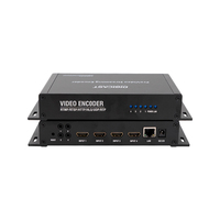 Digicast 4 Kanal H.265 4K/1080P HD Mi Kodlayıcı, Web Yönetimi Desteği ile HTTP HLS SRT Canlı Yayın Destekli