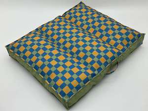 Lit pour animaux de compagnie de luxe <span class=keywords><strong>avec</strong></span> motif à carreaux personnalisé, <span class=keywords><strong>avec</strong></span> poignée, doux et confortable, pour chiens et chats, lit pour animaux de compagnie rectangulaire à soufflet pour l'été - Product Image 4