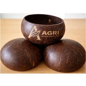 Tazón Artesanal de Cáscara de Coco, Tazones Modernos de Madera, Artesanía Natural en Color Marrón, 12-15 cm, Vetas Naturales - Product Image 6