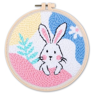 Aguja de punzonado DIY hecha a mano para manualidades infantiles, pintura de dibujos animados en tela de algodón, adorno colgante, marca Xixi, Zhejiang - Product Image 6
