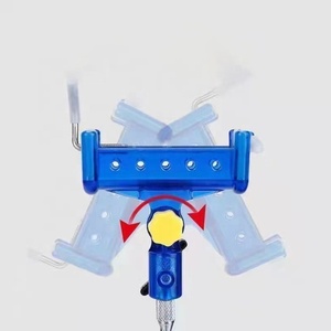 Support de canne à pêche bleu/<span class=keywords><strong>Orange</strong></span> pour support de canne à pêche bancaire Nylon renforcé au sol - Product Image 4