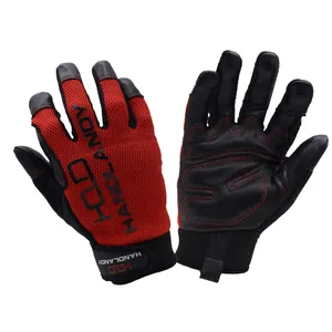 HANDLANDY Vibration-Resistant work gloves hot leather safety goatskin safety motorcycle gloves mechanics other gloves