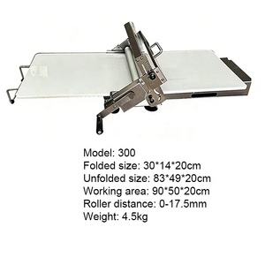 Home Use Bakery Pizza Croissant Pastry Hand <b>Rotary</b> Dough Sheeter Roller <b>Machine</b> - Product Image 5