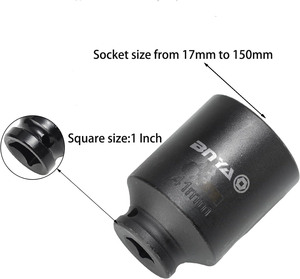 22-46mm 3/4 inch khí nén mở rộng tác động ổ cắm Metric <span class=keywords><strong>19mm</strong></span> duy nhất End Wrench phosphating ổ cắm - Product Image 6