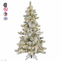 Guirlandes lumineuses pour arbre de Noël, à brancher, multicolores, mini, pré-décorées, pour une ambiance festive en famille.