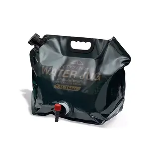 Custom Plastic Water Storage Bags With Various Capacities Large-diameter Water Injection Port Outdoor Foldable Water Bags
