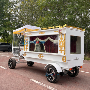 Luxury Style Funeral Carriage Car New Vehicle Horse Drawn Carriage Trailer Hearse Horse Carriage Funeral - Product Image 6