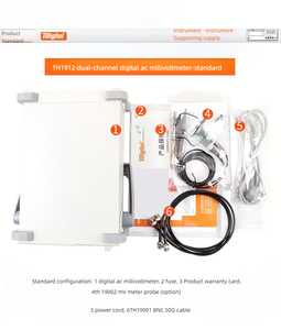 Tonghui Dual Channel Digitale Ac Millivolt Meter Th1912/Th1912a Hoge En Lage Frequentie Spanningstest Th2281b - Product Image 6