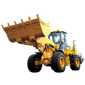LW400 wheel loader untuk beban terukur 4000kg, kapasitas bucket 2,4 M3 dan daya terukur 123kw dengan harga murah