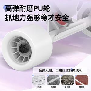 สเก็ตบอร์ดลองบอร์ดพินเทลกันลื่นสำหรับผู้เริ่มต้นและผู้ใหญ่ สไตล์แฟชั่น ผลิตในจีน - Product Image 4