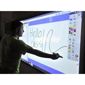 Smart board interattivo portatile finger touch da 100 pollici per l'istruzione