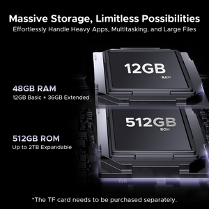 Doogee V50 Pro FHD+ 120Hz โทรศัพท์มือถือที่ทนทาน หน้าจอหลัง 2.06 นิ้ว AI Pet 5G Android 16 หน่วยความจำ 12+512GB แบตเตอรี่ 11000mAh ชาร์จเร็ว 66W POC BT วอล์คกี้ทอล์คกี้ - Product Image 5