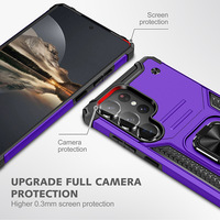 Coque de Téléphone Robuste Magnétique Ultra Résistante avec Béquille pour Samsung Galaxy S25 Edge S24 Ultra S23 FE S22 Plus S21