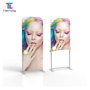 TianLang Customized Aluminum <b>Frame</b> Stand Straight Tension Fabric <b>Backdrop</b> Trade Show Display for Wholesale - Product Image 6